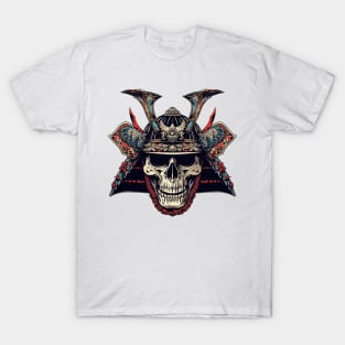 samurai skull T-Shirt